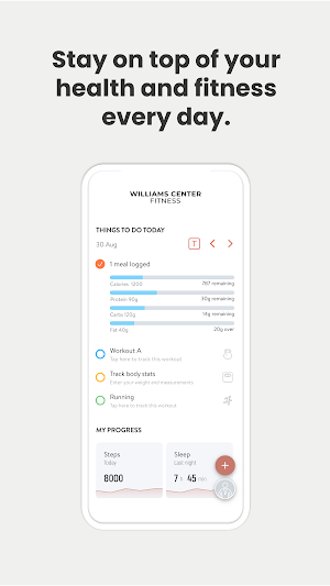 Williams Center Fitness Screenshot 2