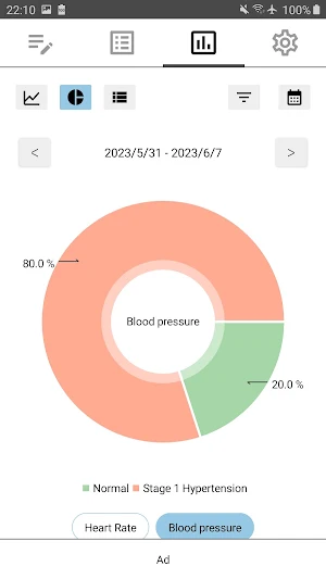 Blood Pressure Tracker Screenshot 3
