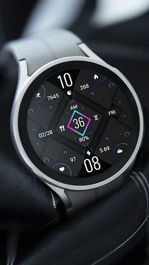 ZKin Watch Gray Diamond Shape Screenshot 1