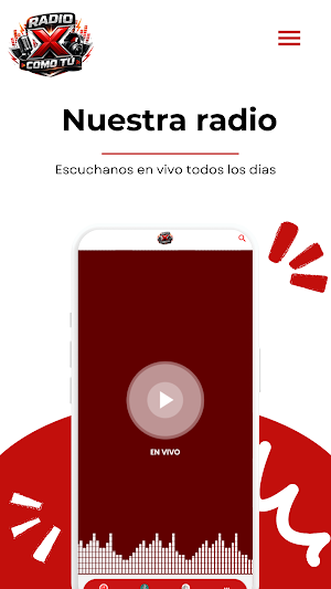 Radio X como tu Screenshot 3
