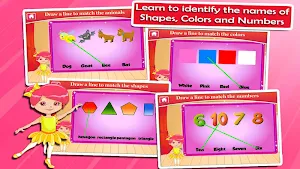 Ballerina Kindergarten Games Screenshot 1