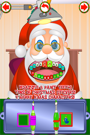 Christmas Dentist Office Santa - Doctor Xmas Games Screenshot 1