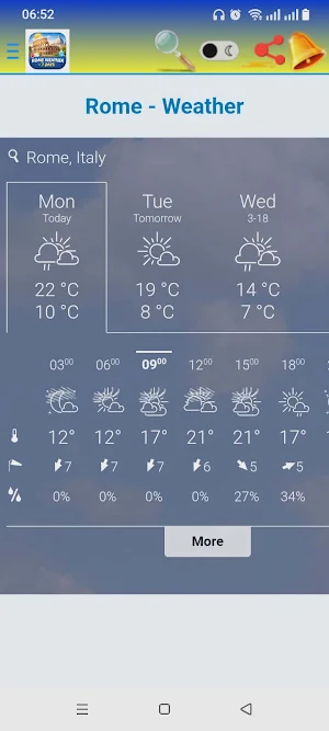Rome Weather – 7 Days Screenshot 2