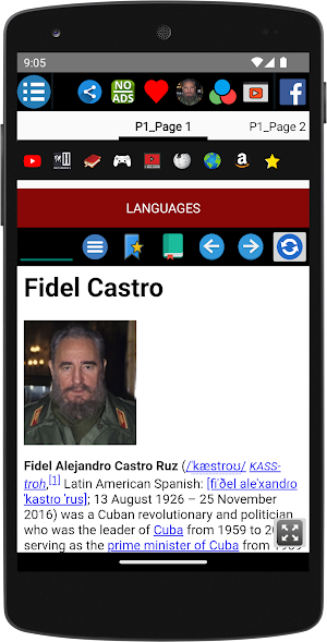 Fidel Castro - Biography Screenshot 1