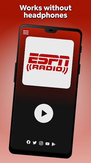 WEPN ESPN Radio Live Screenshot 3