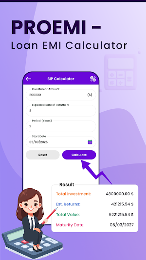 Loan EMI Calculator Screenshot 3