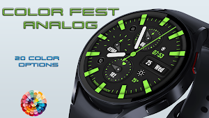 Colorfest Analog Watch Face Screenshot 2