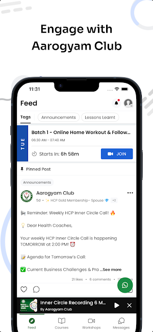 Aarogyam Club Screenshot 1