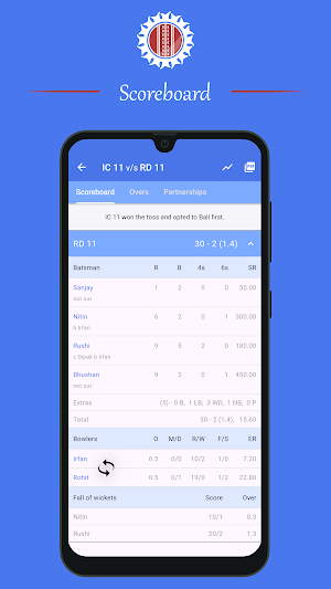 CricScorer Screenshot 3