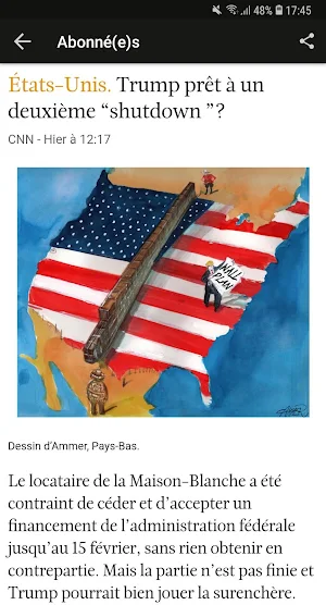 Courrier international - Mag Screenshot 1