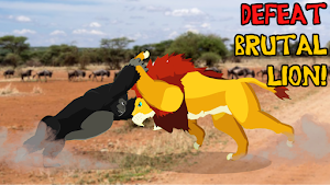 Lion Fights Gorilla Screenshot 3