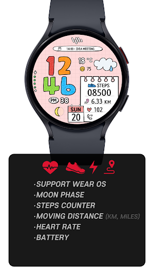 SamWatch Doodle Weather 3 Screenshot 1
