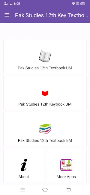 Pak Studies 12th Key book Screenshot 0