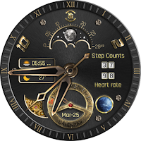 BFF15- Gold Analog Pattern
