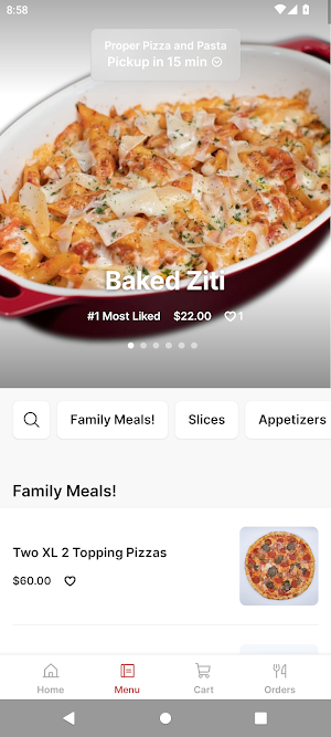Proper Pizza and Pasta Screenshot 1