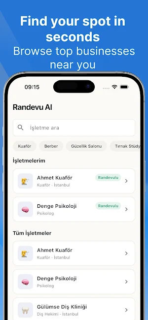 RandevuSis Screenshot 0