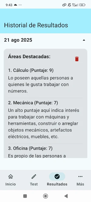 Test Vocacional Screenshot 3