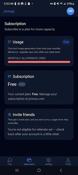 Jimnus Screenshot 1