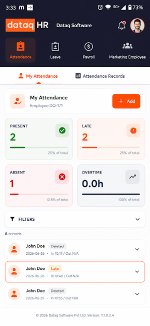 DataqHR Screenshot 0