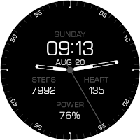 Key082 Analogue Watch Face