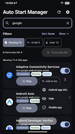 Auto Start Manager Screenshot 3