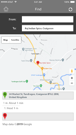 Raj Indian Spice, Craigavon Screenshot 1