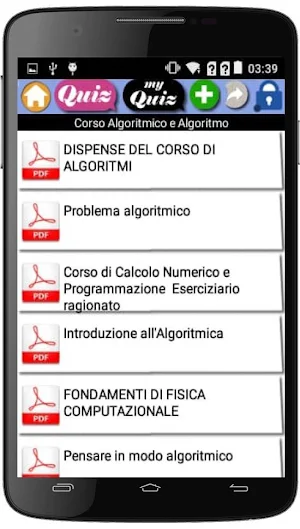 Corso Algoritmico e Algoritmo Screenshot 1