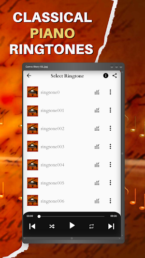 Classical piano ringtones screenshot 1