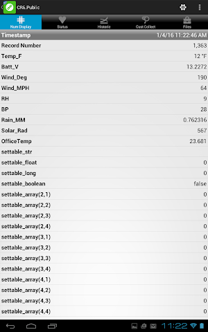 LoggerNet Mobile Connect Screenshot 1