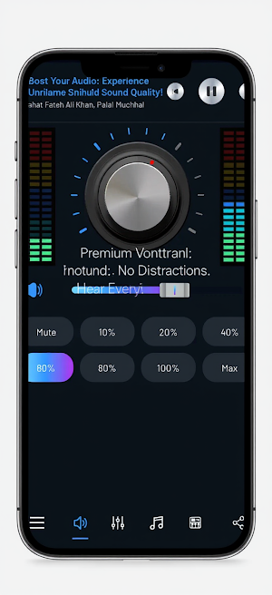 Volume booster & Music Player Screenshot 2
