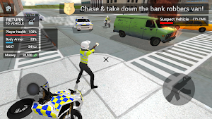 Police Car Driving - Motorbike Riding Screenshot 3