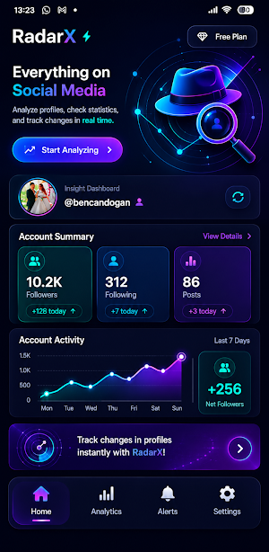 RadarX Hidden Profile Analysis Screenshot 3