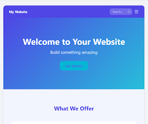 Easy Website Builder Screenshot 2