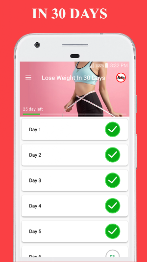 Lose Weight In 30 Days - Female Workout Screenshot 1