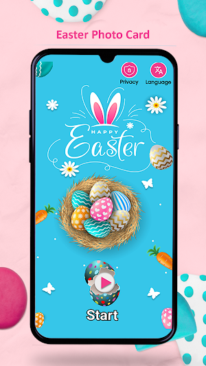 Easter Card Maker Photo Editor Screenshot 0