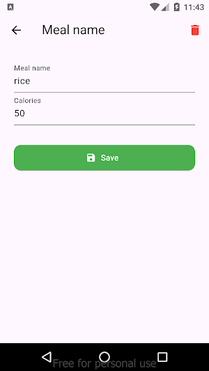 Calorie Counter Screenshot 3