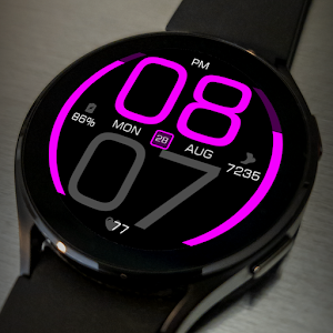 Key077 Futuristic Watch Face Screenshot 3