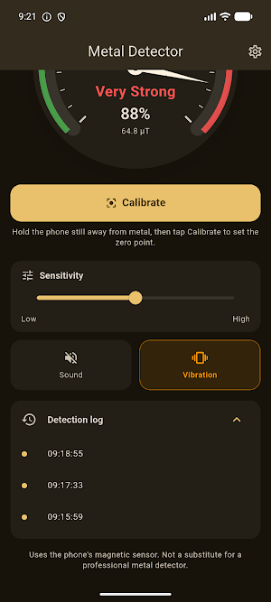 Metal Detector: EMF Gauge Screenshot 1