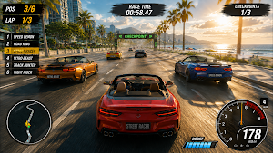 3D Endless Car Racing Game Screenshot 2