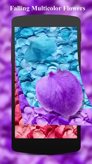 Flower Petals 3D Wallpaper HD Screenshot 1
