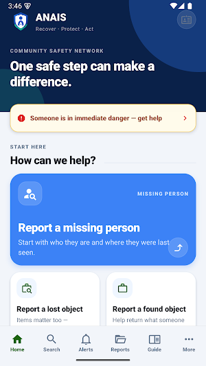 ANAIS - Community Safety Screenshot 0