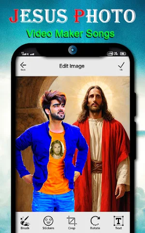 Jesus photo video maker songs Screenshot 2