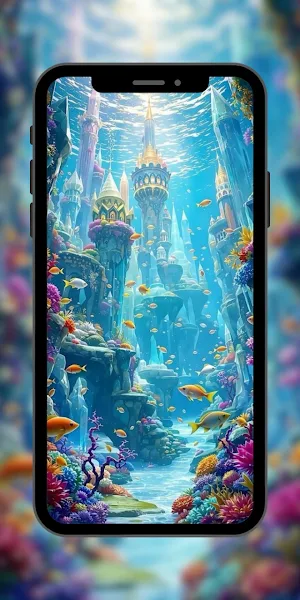 Underwater World Wallpaper HD Screenshot 1