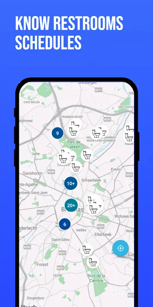 Public Toilets in Brussels Screenshot 2