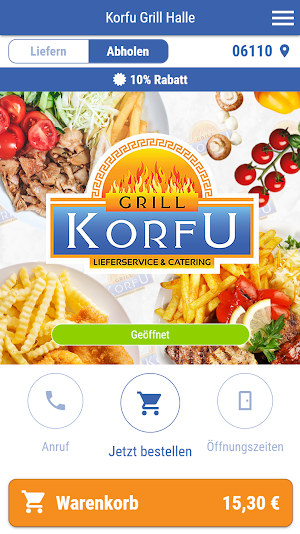 Korfu Grill Halle Screenshot 0