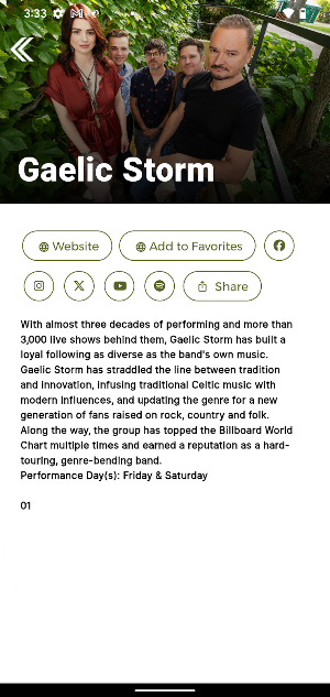 Dublin Irish Festival Screenshot 2
