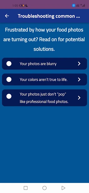 tips food photography Screenshot 1