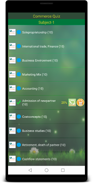 Indian Commerce Quiz Screenshot 1