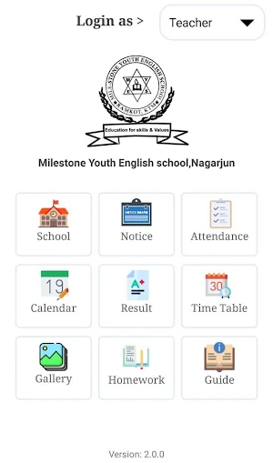 Milestone Youth English school Screenshot 1