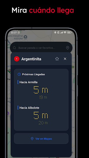 Metros en tiempo real: Granada Screenshot 1